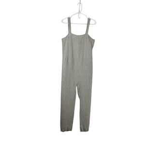 Quince-100% European Linen Square Neck Jumpsuit in Flax SZ(S)